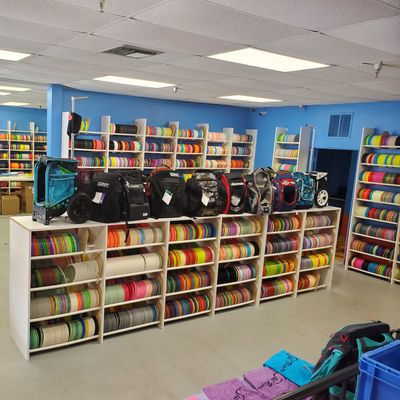 I think they are in a new location. No signage, I called and she was super helpful. The store had the most disc I've seen in 1 place.