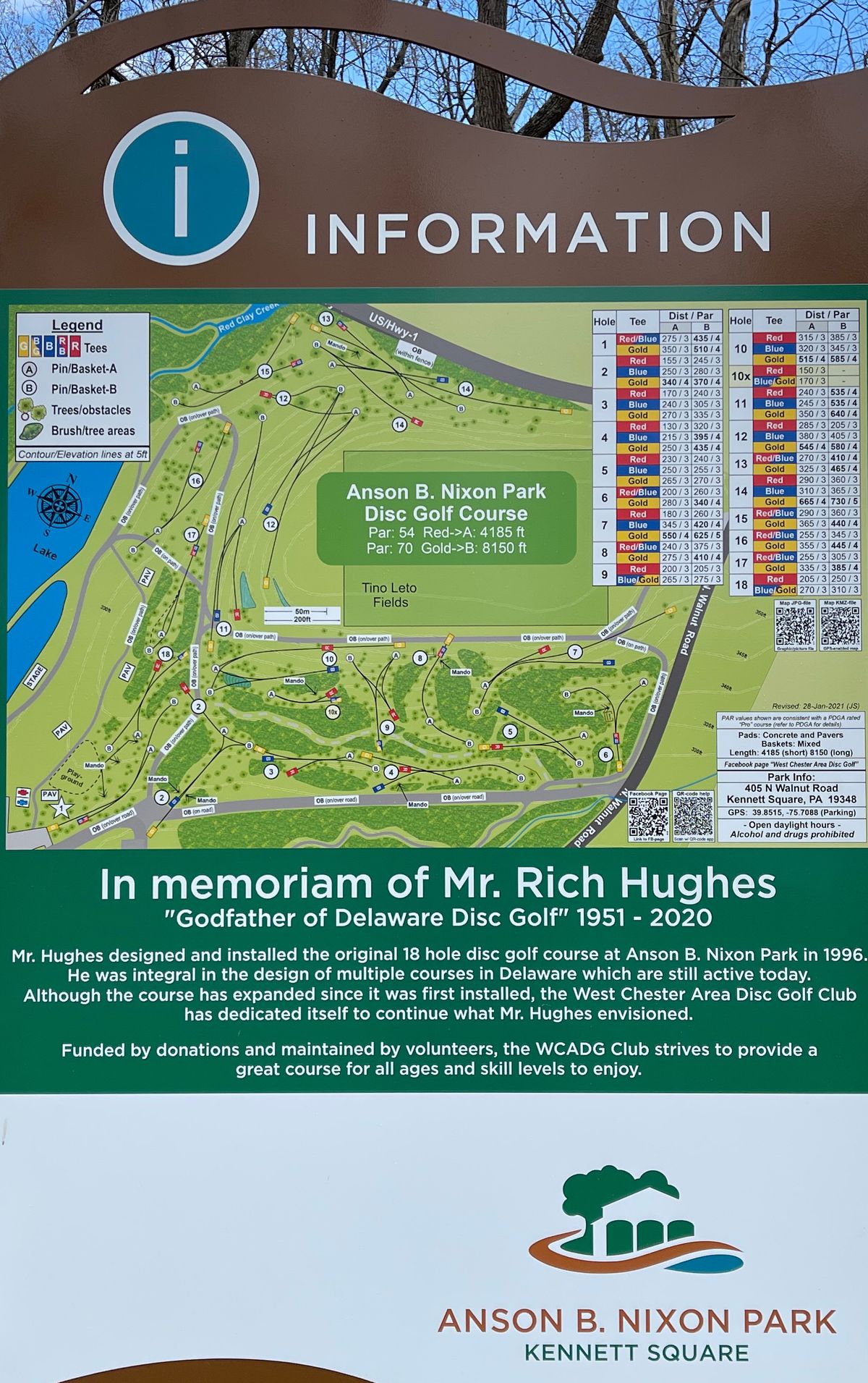 Anson B. Nixon Park - Kennett Square, Pennsylvania | UDisc Disc Golf ...