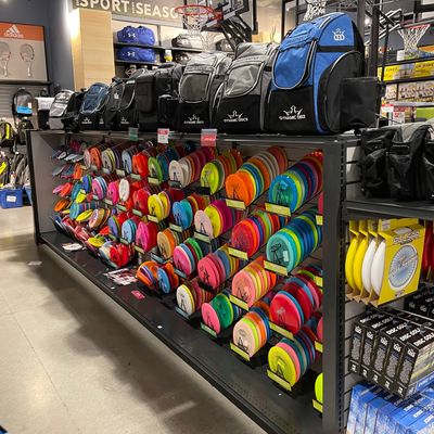 There’s a good selection of Innova, Westside, Latitude, and Dynamic discs.