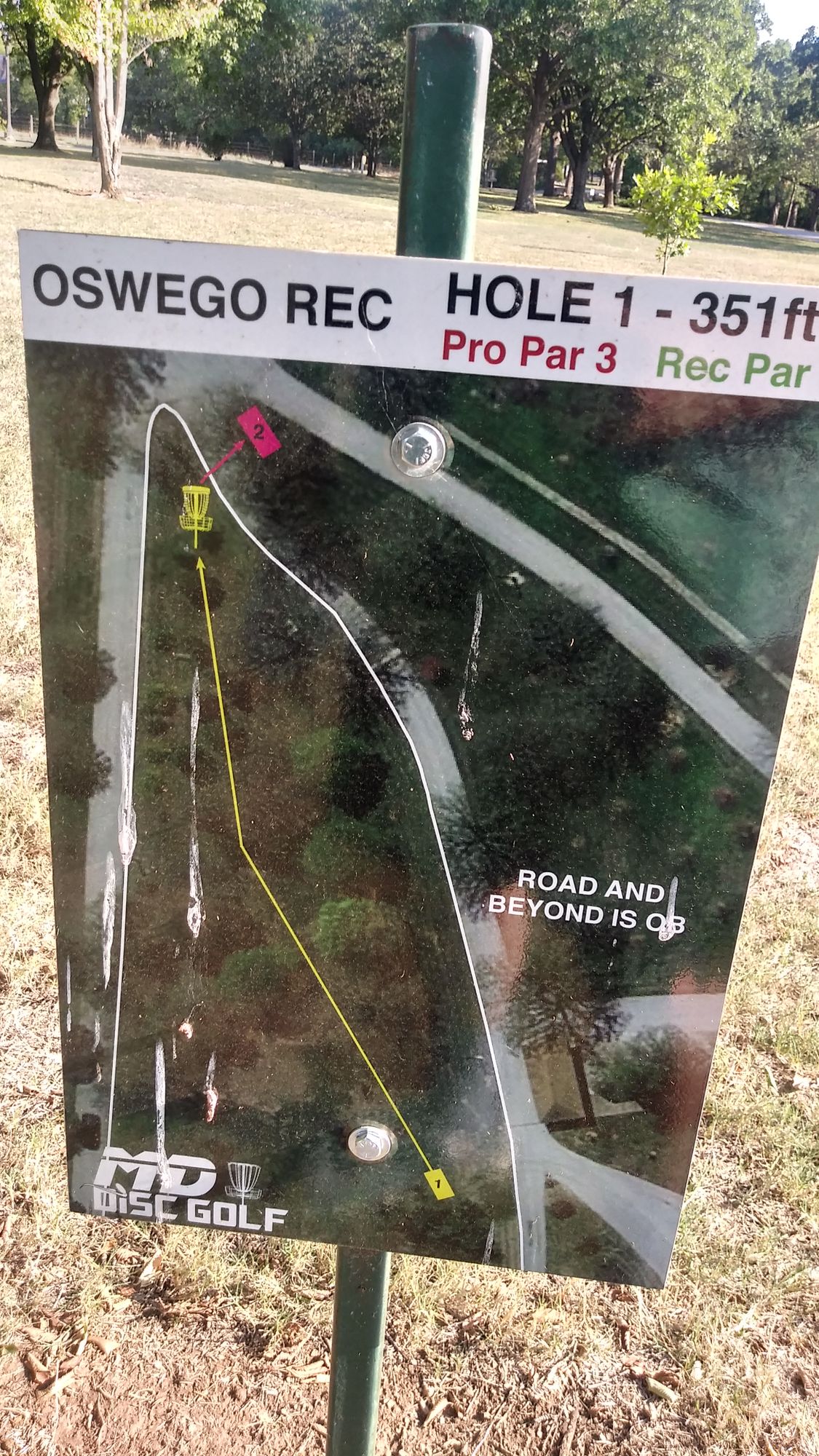 Oswego Overlook Oswego, KS UDisc Disc Golf Course Directory