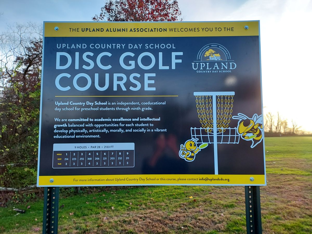 Upland Country Day Disc Golf Course Square, PA UDisc Disc