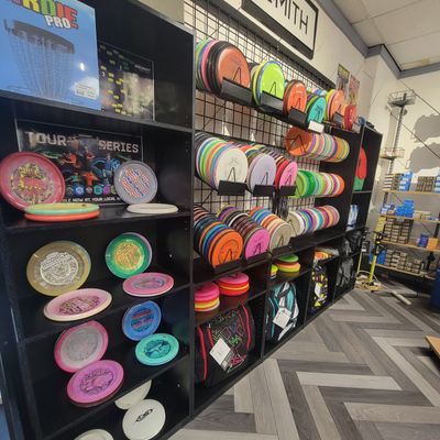 Now carrying Discraft ! Just loaded the wall with a bunch or new discs. Come check them out :)