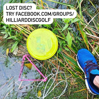 If you lost your disc at the Hilliard Course check out our Facebook group.