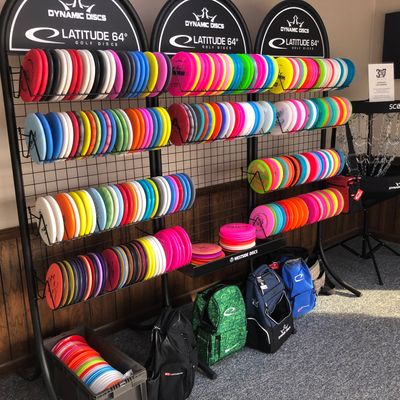 Great selection of Lat 64 production including new Discmania and DD tour series discs. Good prices.