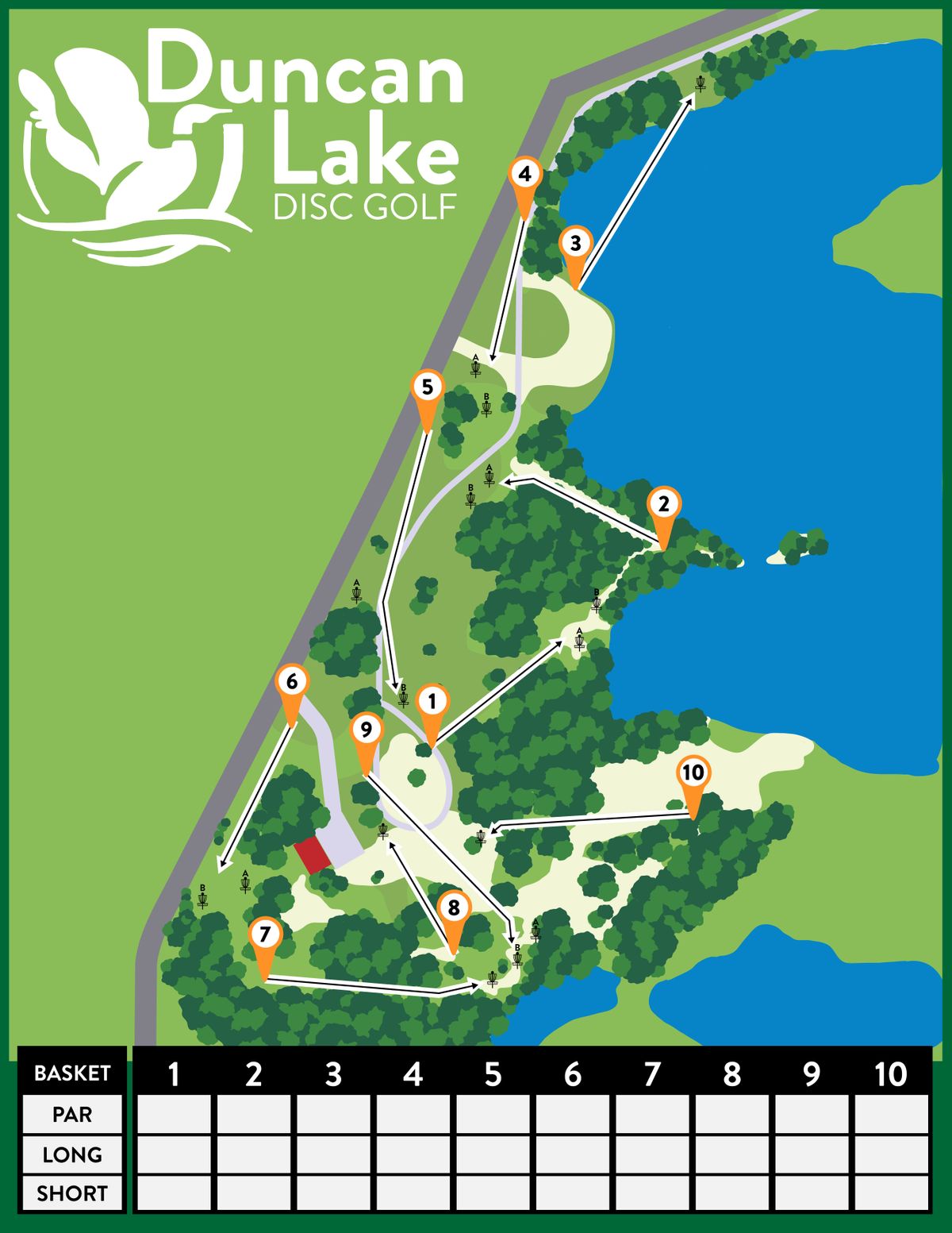 Duncan Lake Hattiesburg, MS UDisc Disc Golf Course Directory UDisc