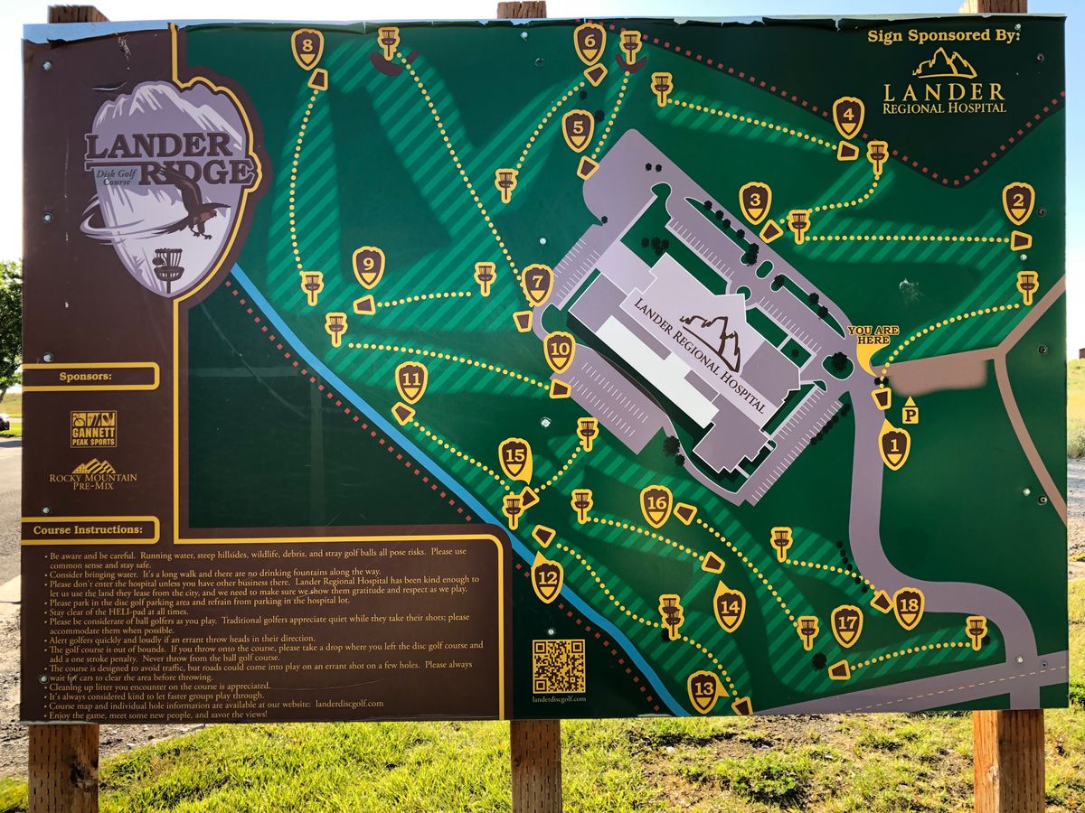 Lander Ridge Lander, WY UDisc Disc Golf Course Directory