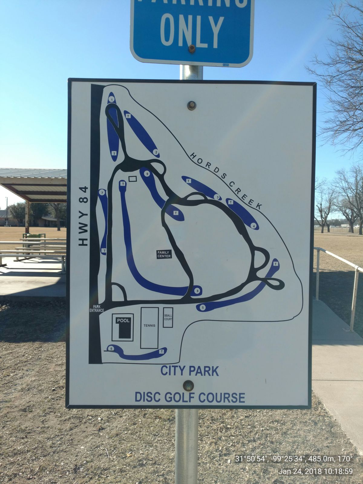 Coleman City Park Coleman, TX UDisc Disc Golf Course Directory