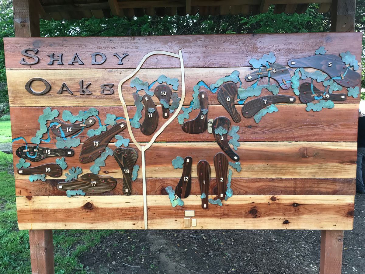 Shady Oaks Disc Golf Course Orangevale CA UDisc Disc Golf Course