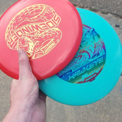Sadily couldn't play the course (it's always open and free so definitely gonna play here sometime), but they have the best priced discs I've found (I got these for $33 total!)
Really nice staff and great to talk too. They've got a good selection of Innova discs.
I highly recommend for finding discs you want!