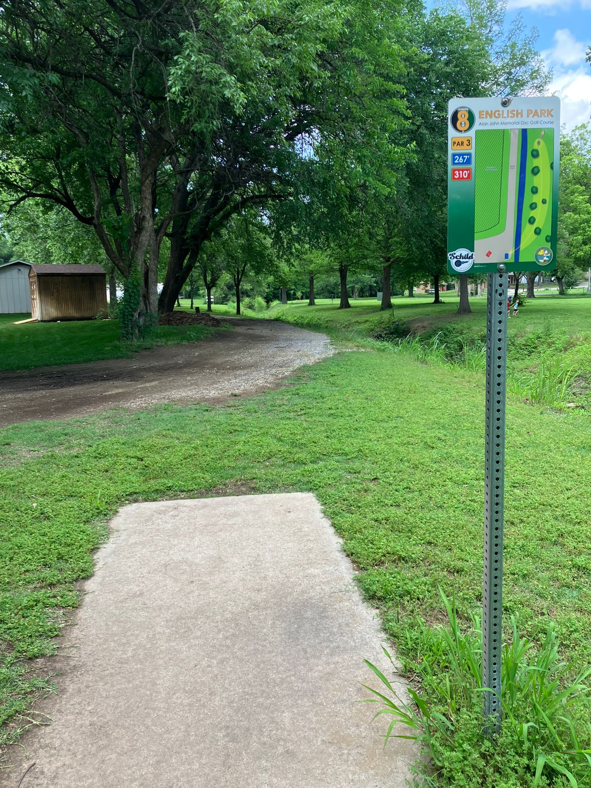 Alan John Memorial Mulvane, KS UDisc Disc Golf Course Directory