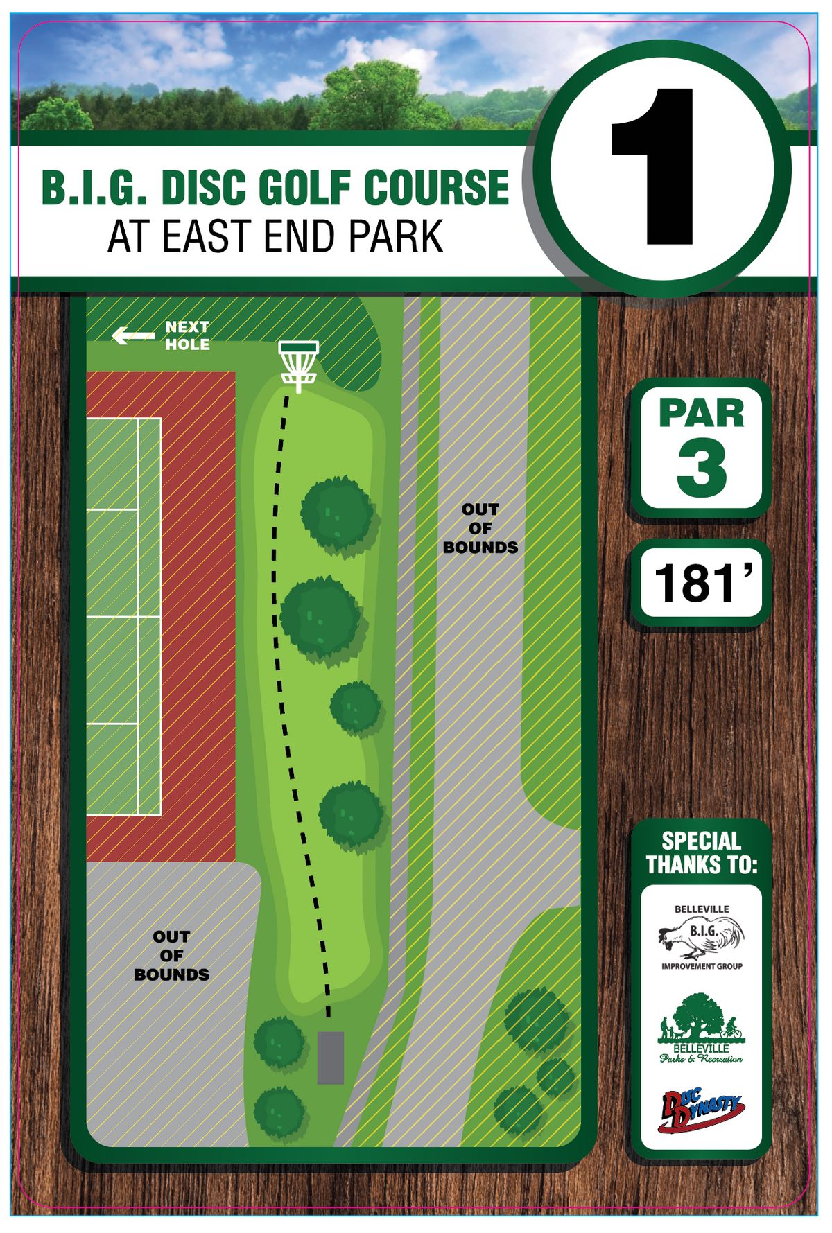 B.I.G. Disc Golf Course At East End Park - Belleville, Illinois | UDisc  Disc Golf Course Directory