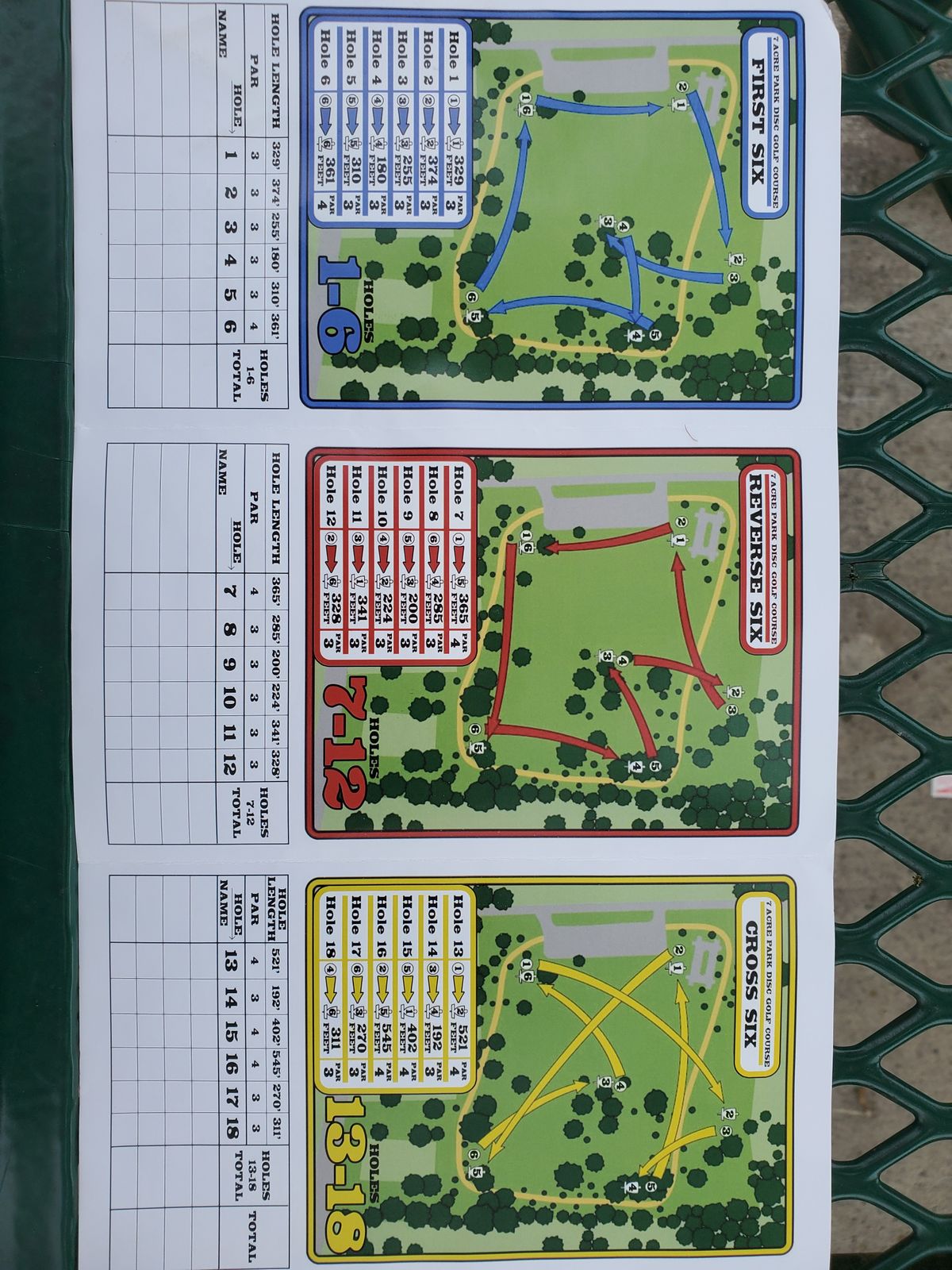 7 Acre Park Flatonia, TX UDisc Disc Golf Course Directory