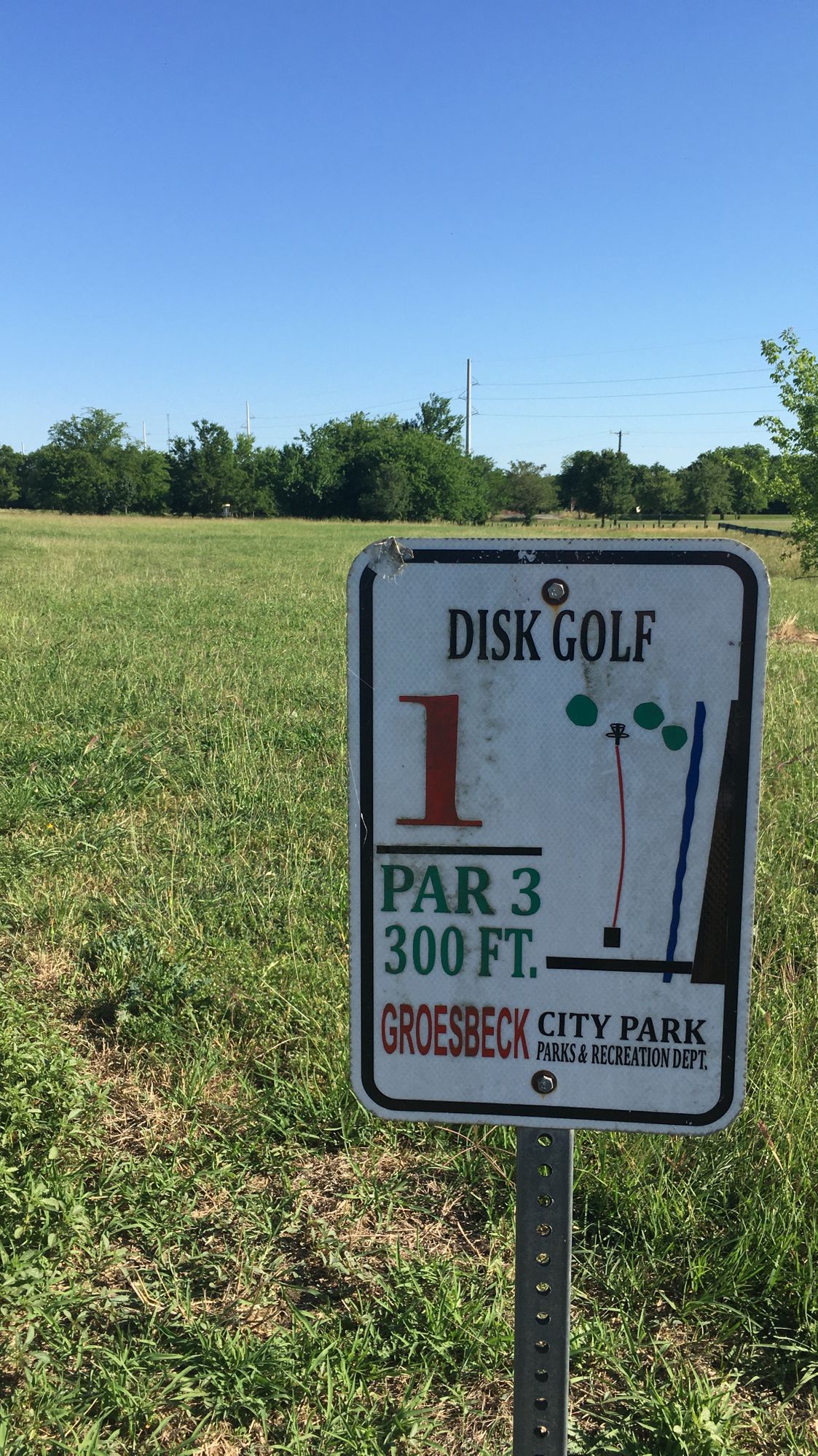 Groesbeck City Park Groesbeck, TX UDisc Disc Golf Course Directory