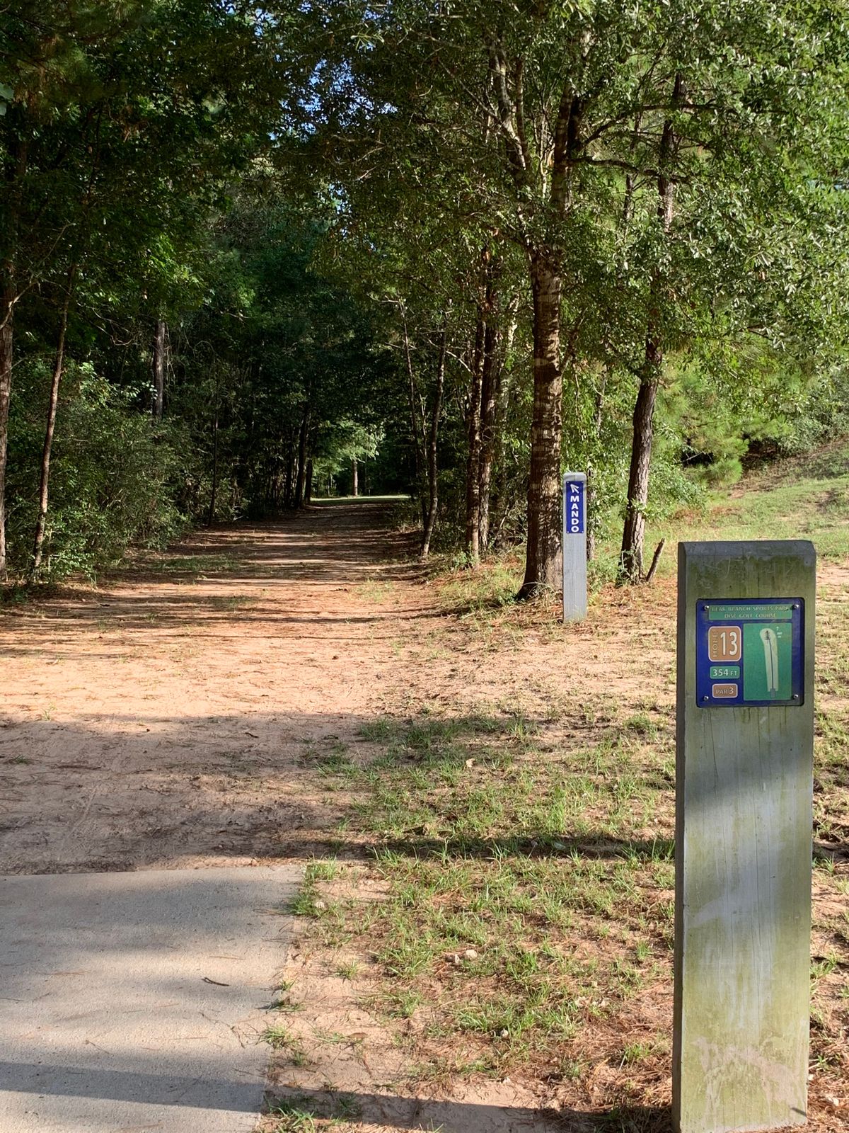 Bear Branch Sportsfield Park The Woodlands, TX UDisc Disc Golf