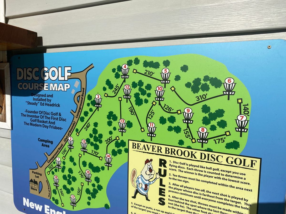 Beaver Brook DGC Leeds, ME UDisc Disc Golf Course Directory