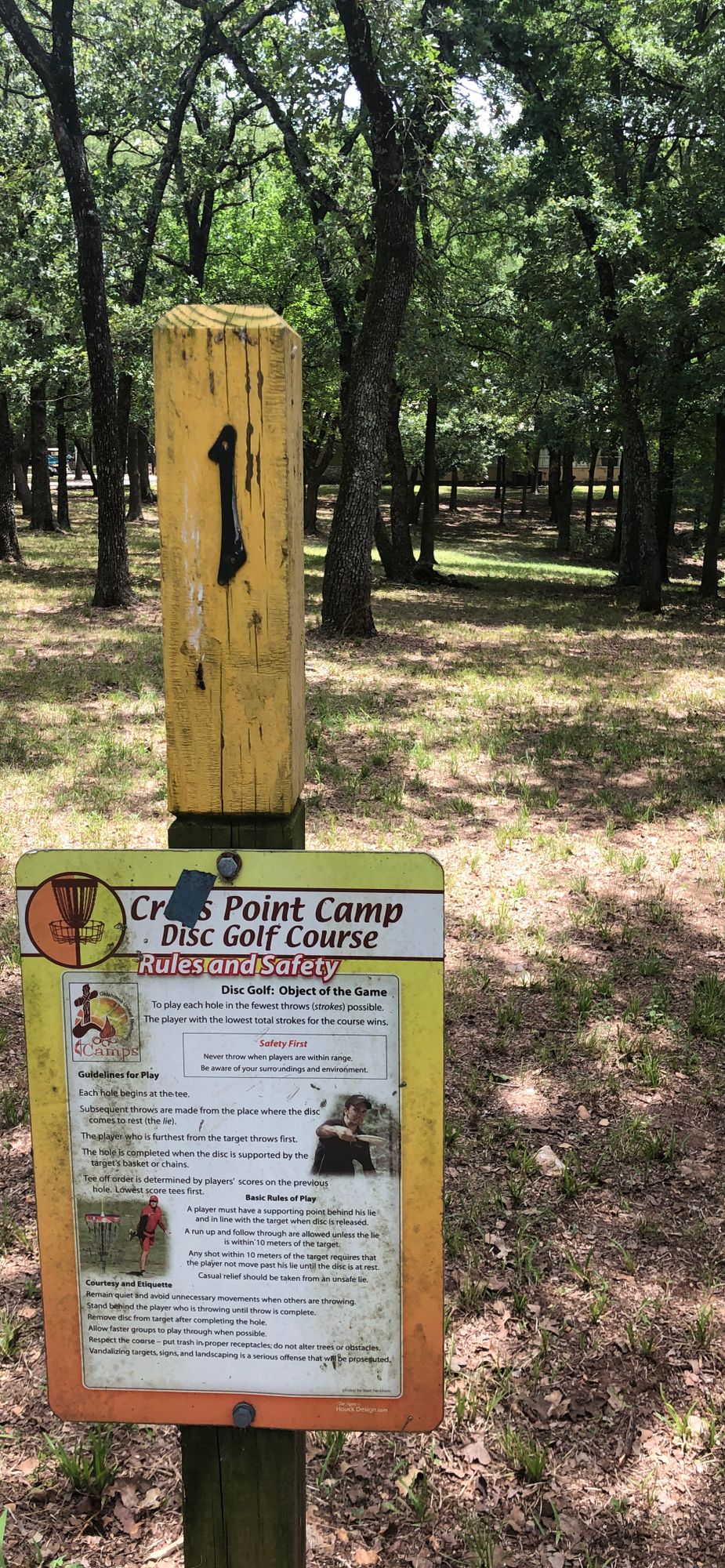 Cross Point Camp Kingston, OK UDisc Disc Golf Course Directory