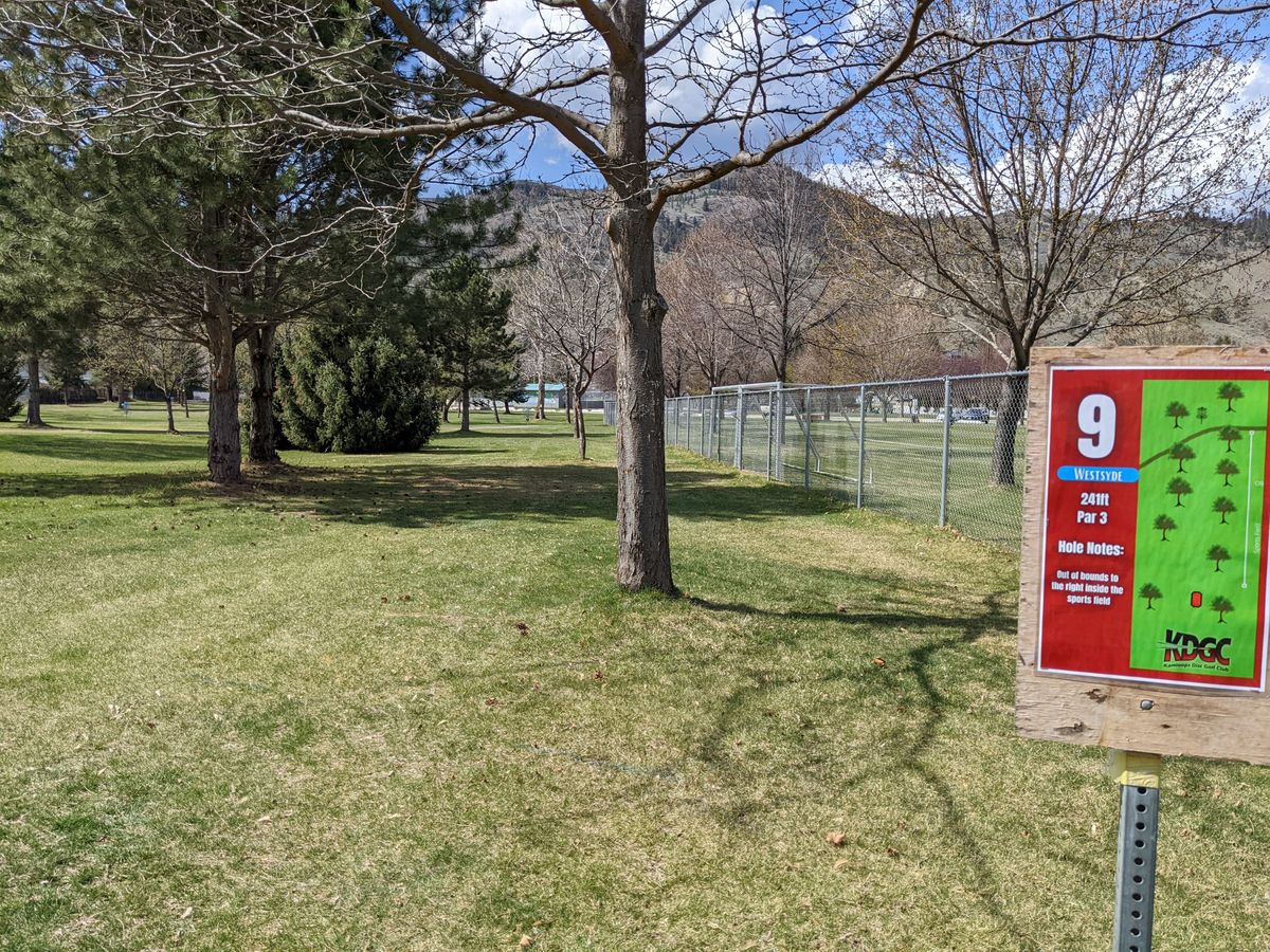 Westsyde Centennial Kamloops, BC, Canada UDisc Disc Golf Course